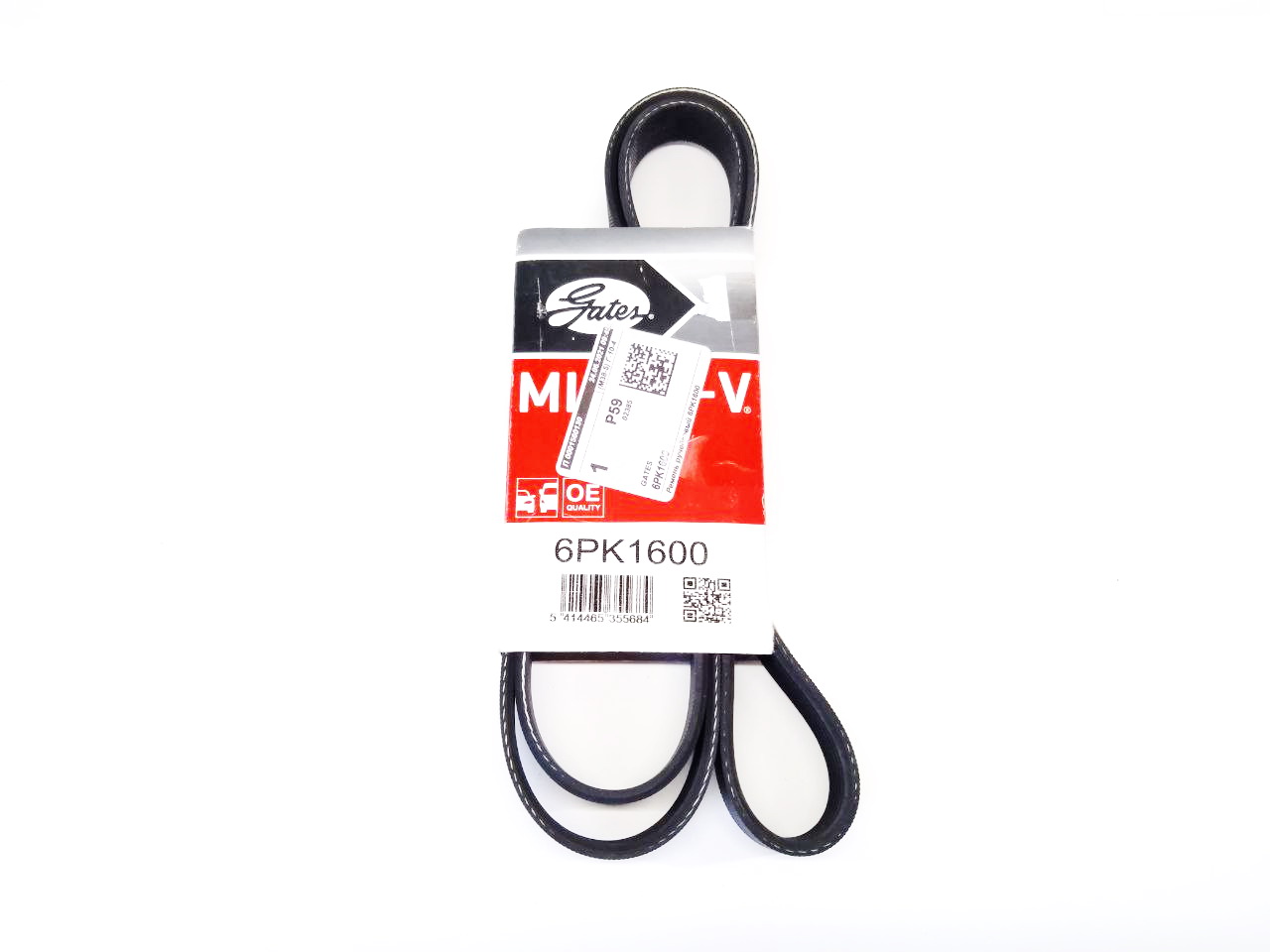Ремень 1600 (6PK) ТНВД и привода агрегатов УАЗ ПАТРИОТ, ХАНТЕР (дв.51432) GATES